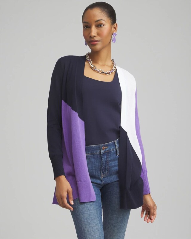 Summer Romance Colorblock Cardigan - image 1